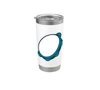 Pandeiro Instrument Musicien Brésil Samba Gobelet isotherme en acier inoxydable double paroi