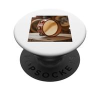 Pandeiro Instrument Musicien Brésil Samba PopSockets PopGrip Adhésif