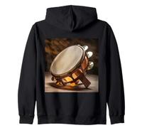 Pandeiro Instrument Musicien Brésil Samba Sweat à Capuche