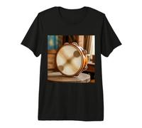 Pandeiro Instrument Musicien Brésil Samba T-Shirt Haut de Gamme