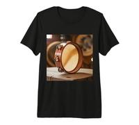 Pandeiro Instrument Musicien Brésil Samba T-Shirt Haut de Gamme