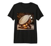 Pandeiro Instrument Musicien Brésil Samba T-Shirt Haut de Gamme
