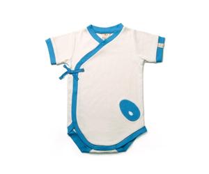 Pandi Panda Body Kimono - Riviera Blue - Taille 3 à 6 mois