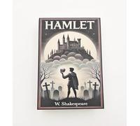 Pandiui23 Coffre-fort pour livres secrets, coffre-fort portable, caisse d'argent, coffre-fort camouflé, boîte secrète (1, Hamlet)