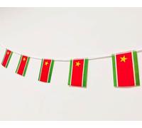 Pandiui23 Drapeau Guadeloupe 40 pièces Drapeau Guadeloupe Guirlande Guadeloupe 11,4 m Fanions Guadeloupe Drapeau national 14 x 21 cm pour décorations de bar