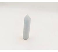 Pandiui23 Tour en pierre célestine, baguette en verre, célestine naturelle colonne en verre hexagonal, baguettes en cristal de roche, baguettes de celestine, tour (Celestina, 7-8 cm)