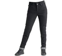 Pando Moto Kisaki Arm Jeans moto pour dames, noir, taille 27 pour femmes