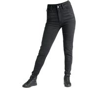 Pando Moto Kusari Cor Jeans moto pour dames, noir, taille 24 pour femmes