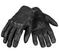 Pando Moto Onyx 02 Gants de moto perforés, noir, Taille L