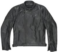 Pando Moto Twin Veste en cuir de moto, noir, Taille 3XL