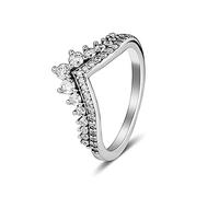 PANDOCCI 2018 Automne Princesse Bague de Souhait pour Les Femmes Argent 925 DIY Convient pour Original Bracelets Pandora Charme Bijoux de Mode (58#)