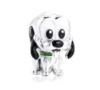 PANDOCCI 2020 Cadeau de fête des mères Mignon Pluto Chien Perle 925 Argent Bricolage Convient pour Les Bracelets Pandora d'origine Charme Bijoux de Mode