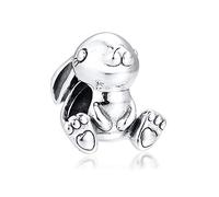 PANDOCCI 2020 Printemps nini Le Lapin Perle 925 Argent DIY Convient pour Original Pandora Bracelets Charme Bijoux de Mode