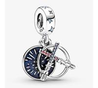 Pandocci Double pendentif sabre laser Star Wars 2020 en argent 925 pour bracelets Pandora originaux