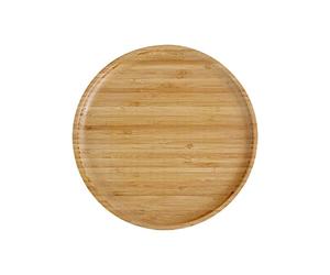 Pandoo Assiettes en bambou, 25 cm, réutilisables, rondes, légères, pour toutes les saisons
