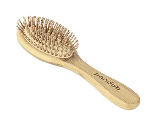 pandoo Bambus Haarbürste mit Naturborsten L ca. 28cm