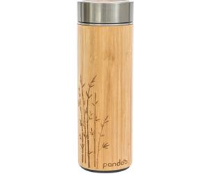 pandoo Bouteille Isotherme Bambou & Acier Inoxydable - 360 ml