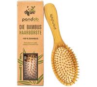 Pandoo - Brosse À Cheveux En Bambou Naturel Vegan