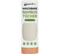 pandoo | Rouleau de papier essuie-tout lavable pour la cuisine | Produit écologique et réutilisable en fibre de bambou | 20 feuilles - Lingette plus absorbante