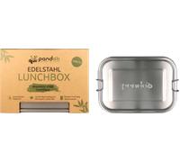 pandoo Boîte à déjeuner en acier inoxydable - 1200 ml - Avec sac en coton, divider et livre électronique - Boîte à déjeuner étanche et écologique pour enfants et adultes | Avec séparateur flexible