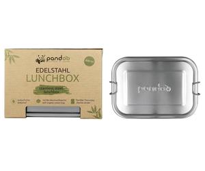 pandoo Lunchbox Edelstahl 800ml 17,5x12,5x6cm
