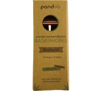 pandoo Rasoir de Sûreté avec Manche en Métal - rose doré