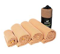 pandoo Serviette de Voyage en Microfibre | Fibres Écologiques à Base de Nylon et Bambou | Drap de Bain à Séchage Rapide Absorbante, Moelleuse et Antibactérienne | Sport, Voyage et Toilette | 80x40 cm