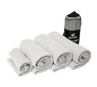 pandoo Serviette de Voyage en Microfibre | Fibres Écologiques à Base de Nylon et Bambou | Drap de Bain à Séchage Rapide Absorbante, Moelleuse et Antibactérienne | Sport, Voyage et Toilette | 200x80cm