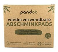 pandoo Abschminkpad Bio-Baumwolle in Aufbewahrungsbox 8cm 18er Set