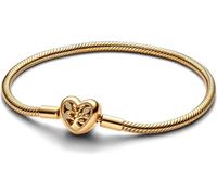 Pandora 14k Gold-plated unique metal blend Enamel Cubic Zirconia Black 563516C01 Damenarmband, Armbandumfang:19cm