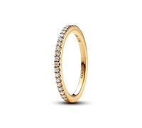 Pandora 162999C01 Anneau de ruban Femmes Zirconium étincelant Doré Gr. 58
