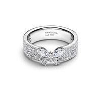 Pandora 194270C01 Bague pour Femme avec Papillon Scintillant en Argent, 56/17,8, Argent Sterling, Zircon cubique