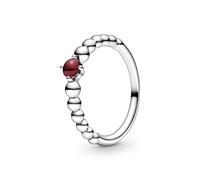 Pandora 198867C08-56 Bague solitaire pour femme en argent sterling 925 Rouge Taille 56, Métal précieux, Non applicable