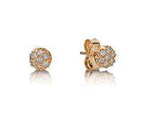 Pandora - 270111RD - Boucles d'Oreille Femme - Or Jaune 750/1000 (18 Cts)