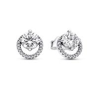 Pandora 291248C01 Boucles d'oreilles Femme Rayon Zirconium Argent