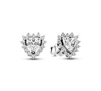 Pandora 293097C01 Boucles d'oreilles Femme Cœur scintillant Zirconium Argent