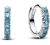 Pandora 293849C01 - Boucle d'oreille Huggie bleue - Boucles d'oreilles