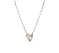 PANDORA 380089C01-45 Collier en forme de cœur surélevé