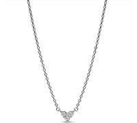 Pandora 393014C01-45 - Collier avec pendentif Triple Stone Heart - Collier