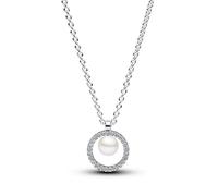 Pandora 393165C01 Collier Femme Perle de culture d'eau douce Zirconium Argent