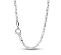 Pandora Collier pavé fermoir queue de renard Argent 925 Zircone 45 cm compatible Moments