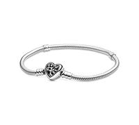 PANDORA 598827C01-18 Bracelet Moments avec fermoir en forme d'arbre de vie.