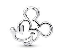 PANDORA 762202C01 Breloque en forme d'étoile filante scintillante en argent sterling avec alliage plaqué or 14 carats et oxyde de zirconium Compatible Moments 10 x 11,6 x 11,2 mm