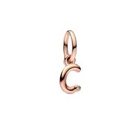 Pandora 782472C01 Pendentif Charm lettre C manuscrite 14k Rosé Doré