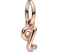 Pandora 782476C01 Pendentif Charm lettre Q manuscrite 14k Rosé doré