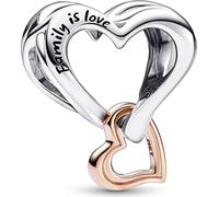 Pandora 782642C00 Charm Femme Cœur Infini Ouvert Argent 14k Doré Rose