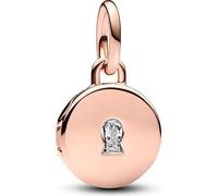 Pandora 783066C01 Pendentif Charm Ouvrant & Gravant Médaillon d'Amour Rosé