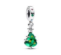 Pandora 792983C01 Pendentif Charm Sapin de Noël scintillant Cristal Vert Argent