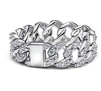 Pandora anneau de chaîne dames pavé cubique zircon argent sterling 193557C01 Gr. 56