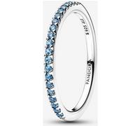 Pandora Anneau Demi-Éternité Aigue-Marine Scintillant 54